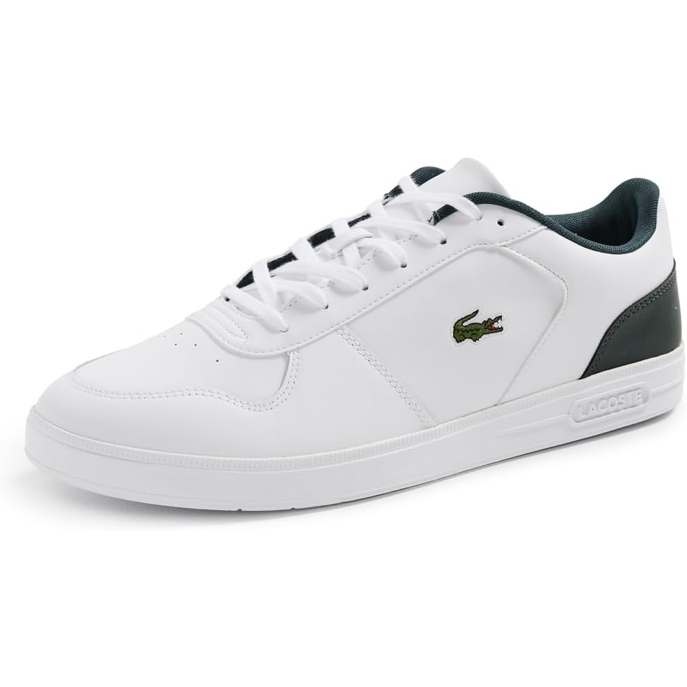 image:imageLacoste Mens Mens TBase SneakersWhite  Dark Green