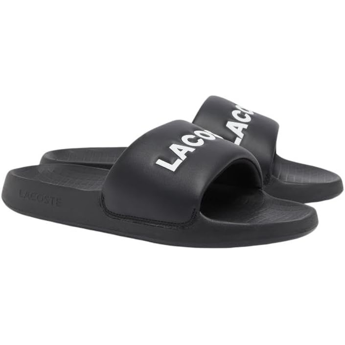 image:imageLacoste Mens Serve Slide 10 SandalsBlack White