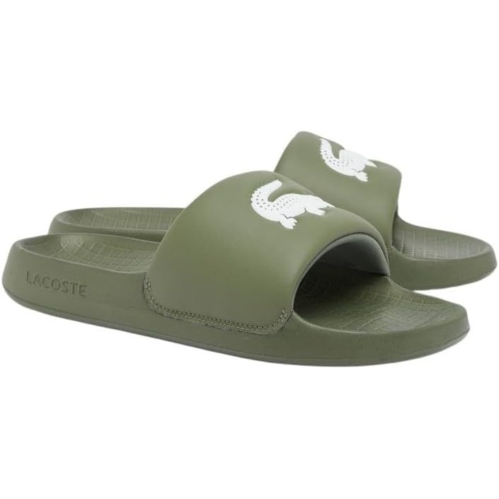 image:imageLacoste Mens Serve Slide 10 SandalsKhaki White Croc