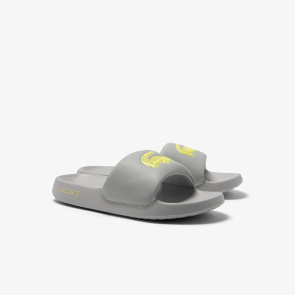image:imageLacoste Mens Serve Slide 10 SandalsLight GreyLight Green