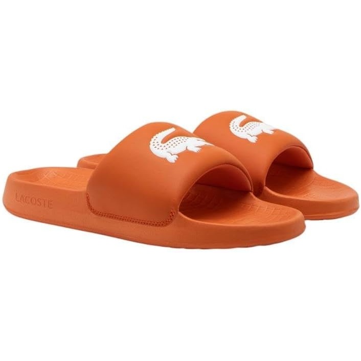 image:imageLacoste Mens Serve Slide 10 SandalsOrangeWhite