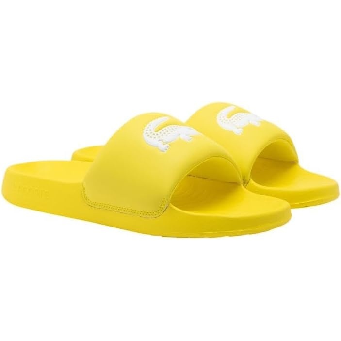 image:imageLacoste Mens Serve Slide 10 SandalsYellow White Croc