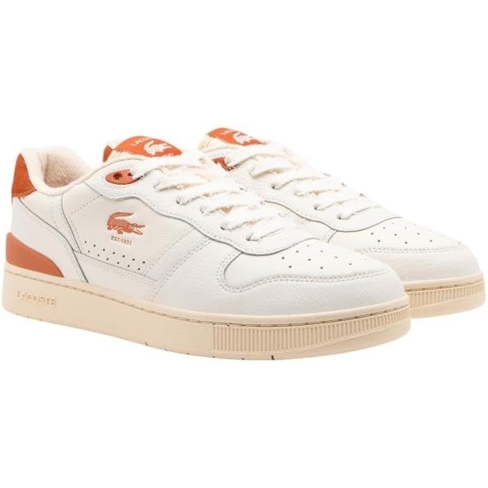 image:imageLacoste Mens TClip Set SneakersOff White  Orange
