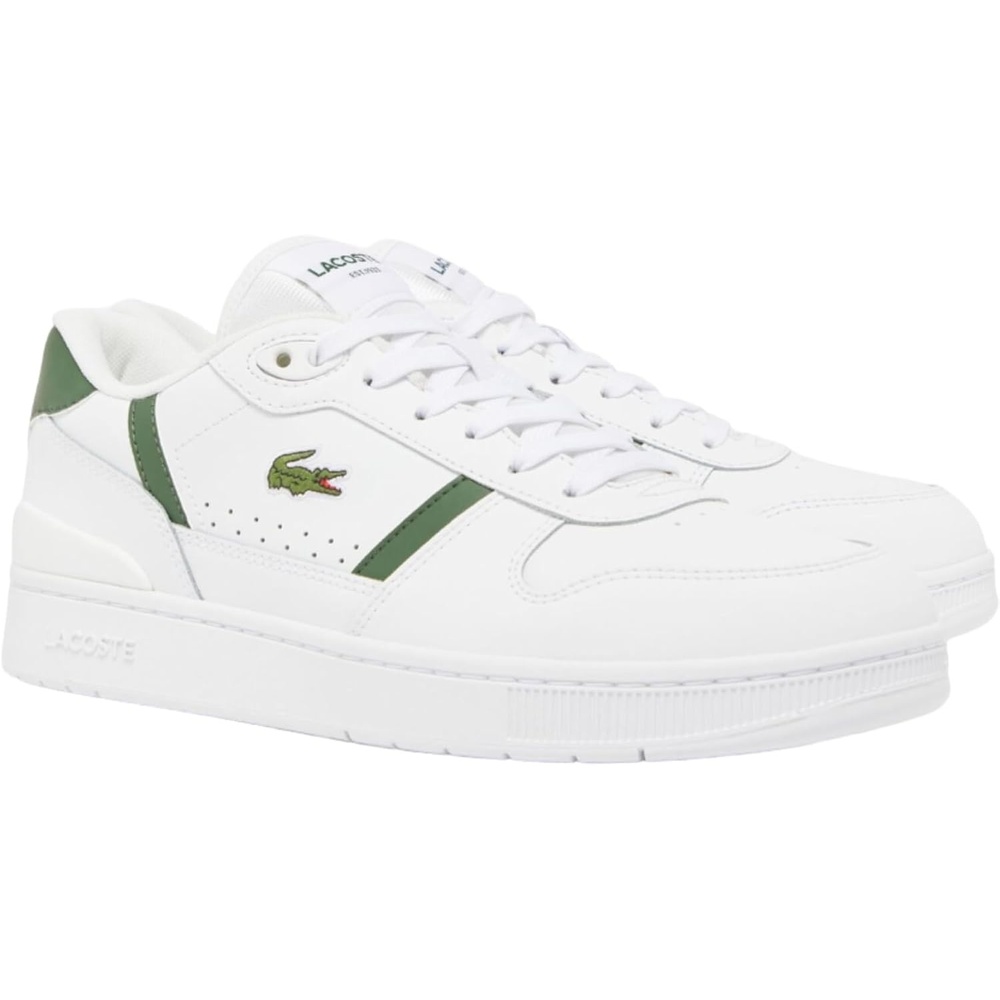 image:imageLacoste Mens TClip Set SneakersWhtDk Grn
