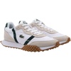White & Dark Green