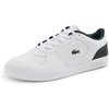 White & Dark Green