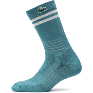 Lacoste Men’s Breathable Cotton Sport Socks(Blue / White)