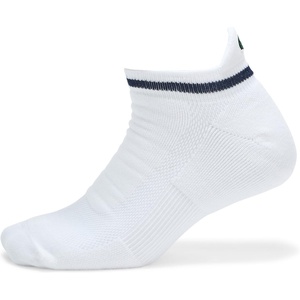 Lacoste Men’s Breathable Cotton Sport Socks(White / Navy Blue)