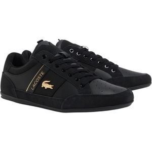 Lacoste Men’s Chaymon Sneakers(Black & Gold)