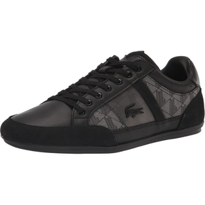Lacoste Men’s Chaymon Sneakers(Black/Grey)