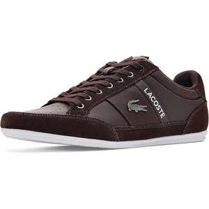 Lacoste Men’s Chaymon Sneakers(Dark Brown/White)