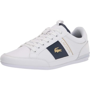 Lacoste Men’s Chaymon Sneakers(White/White Leather)