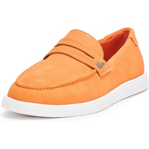 Lacoste Men’s Cochet Suede Slip Ons(Orange/White)