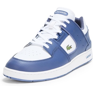Lacoste Men’s Court Cage Sneakers(Dark Blue & White)
