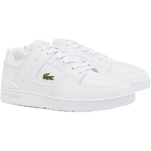 Lacoste Men’s Court Cage Sneakers(White/White)