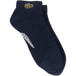 Lacoste Men’s Performance Graphic Ankle Socks(Navy Blue / Grey Chine)