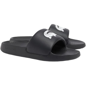 Lacoste Men’s Serve Slide 1.0 Sandals(Black & White Croc)