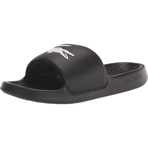 Lacoste Men’s Serve Slide 1.0 Sandals(Black/White)