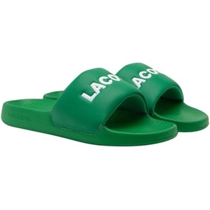 Lacoste Men’s Serve Slide 1.0 Sandals(Green & White)