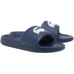 Lacoste Men’s Serve Slide 1.0 Sandals(Navy & White Croc)