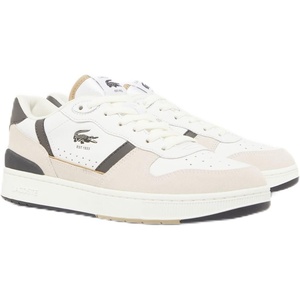 Lacoste Men’s T-Clip Set Sneakers(White/Dark Green)