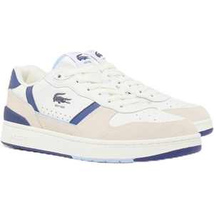 Lacoste Men’s T-Clip Set Sneakers(White/Navy)