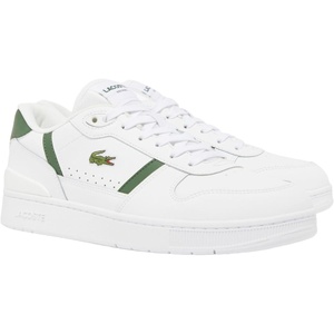 Lacoste Men’s T-Clip Set Sneakers(Wht/Dk Grn)