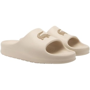Lacoste Serve Slide 2.0(Off White & Tan Croc)