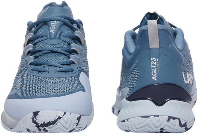 image:imageLacoste Mens Aglt23 Ultra Clay Court SneakerBlue Light Gray