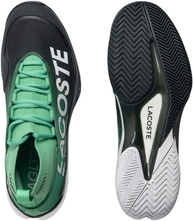 image:imageLacoste Mens Aglt25 Lite Sock SneakerDark Green