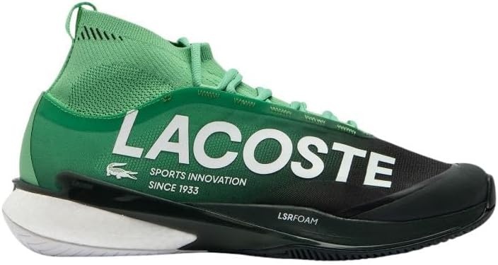 image:imageLacoste Mens Aglt25 Lite Sock SneakerDark Green