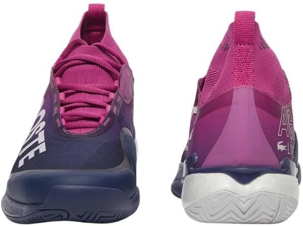 image:imageLacoste Mens Aglt25 Lite Sock SneakerPink Dark Blue