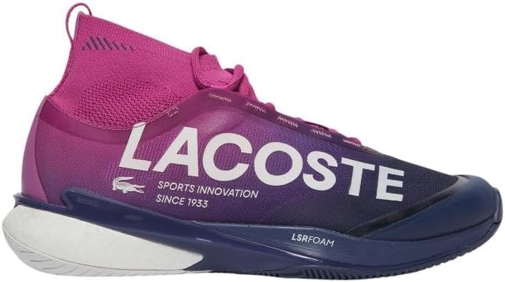 image:imageLacoste Mens Aglt25 Lite Sock SneakerPink Dark Blue