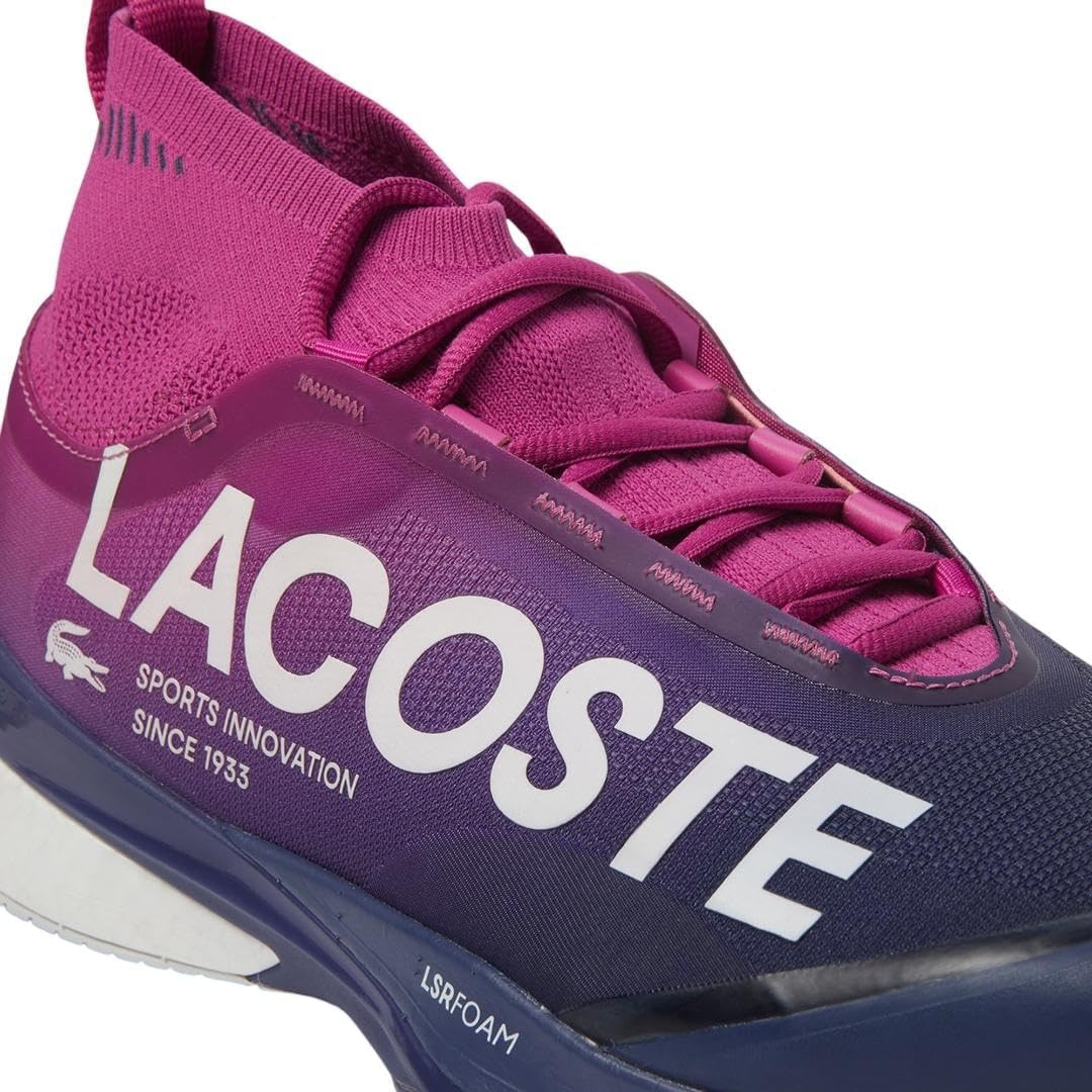 image:imageLacoste Mens Aglt25 Lite Sock SneakerPink Dark Blue