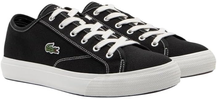 image:imageLacoste Mens Backcourt Leather SneakersBlack Off White