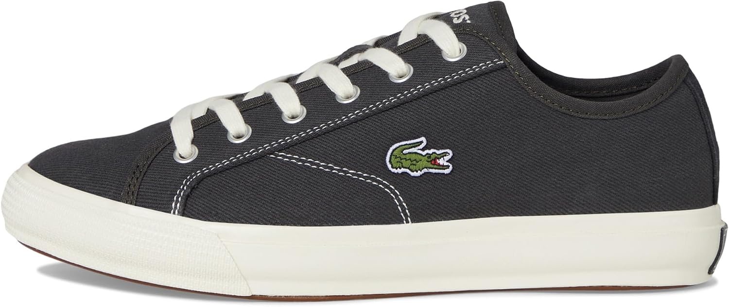 image:imageLacoste Mens Backcourt Leather SneakersDark KhakiOff White