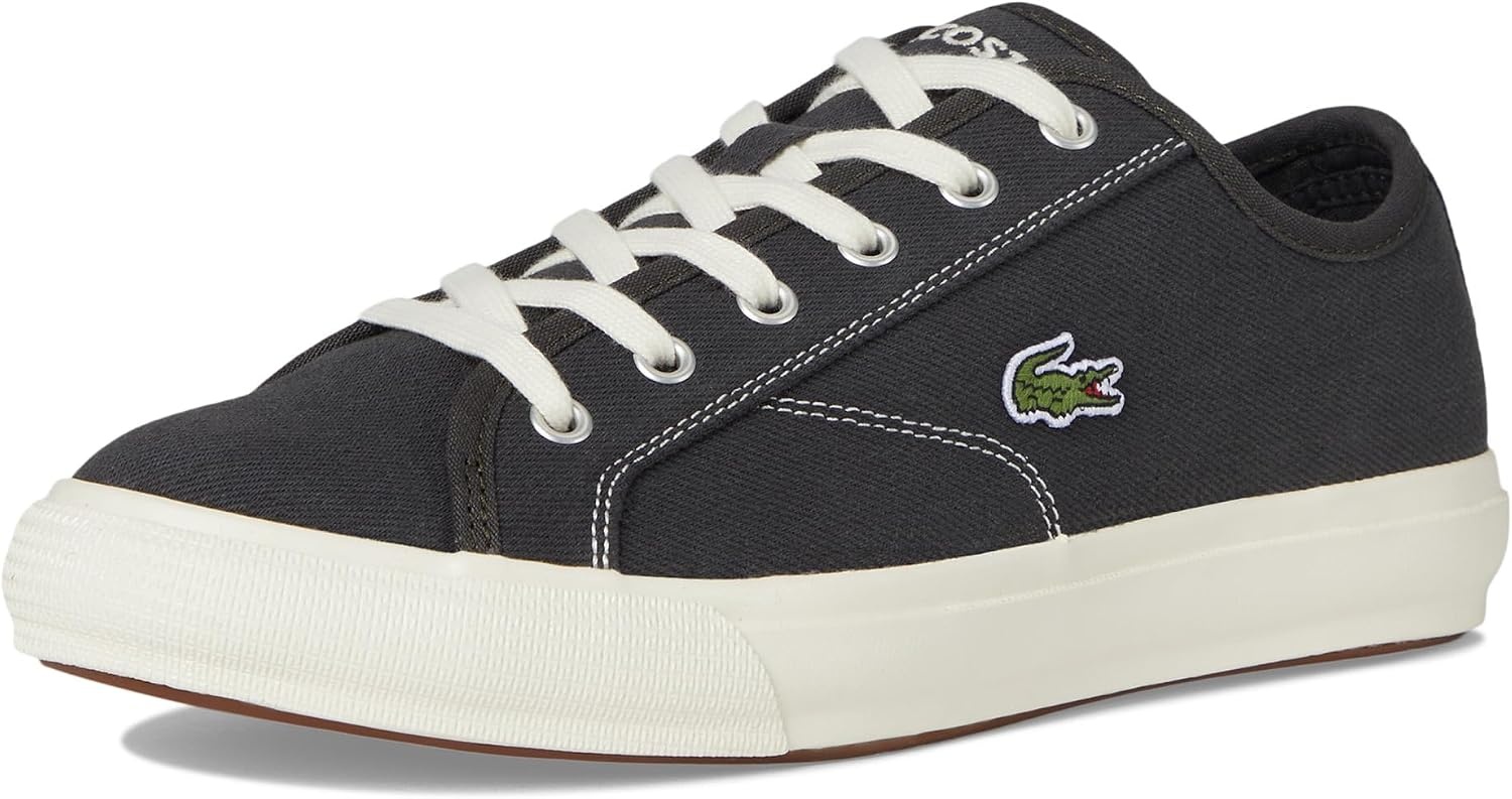 image:imageLacoste Mens Backcourt Leather SneakersDark KhakiOff White