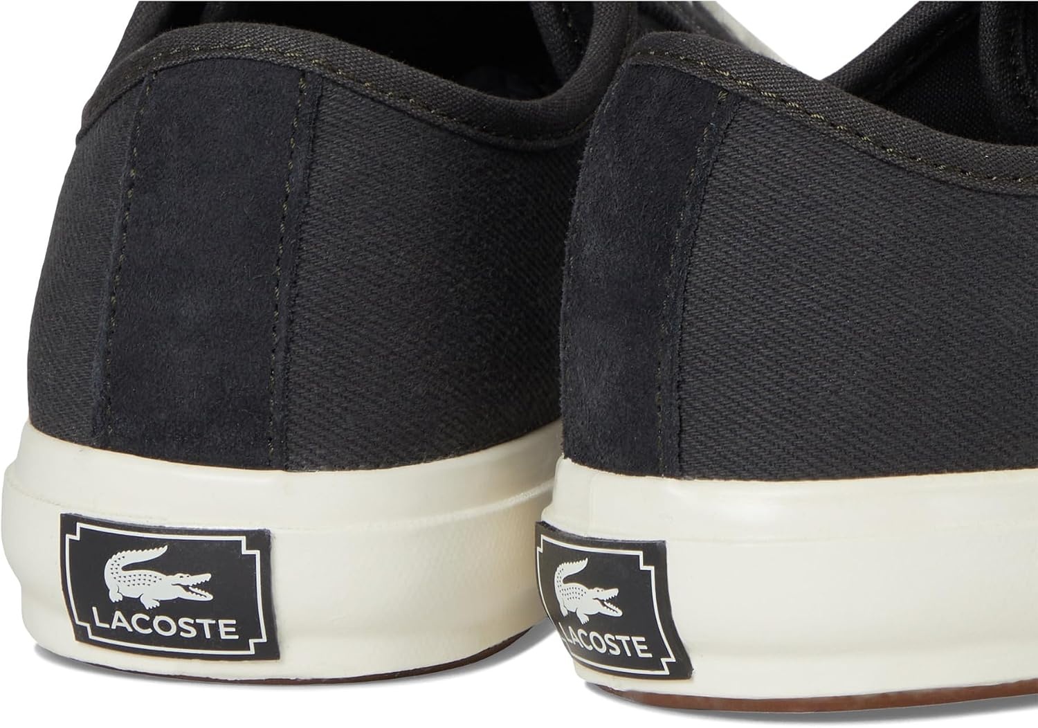 image:imageLacoste Mens Backcourt Leather SneakersDark KhakiOff White