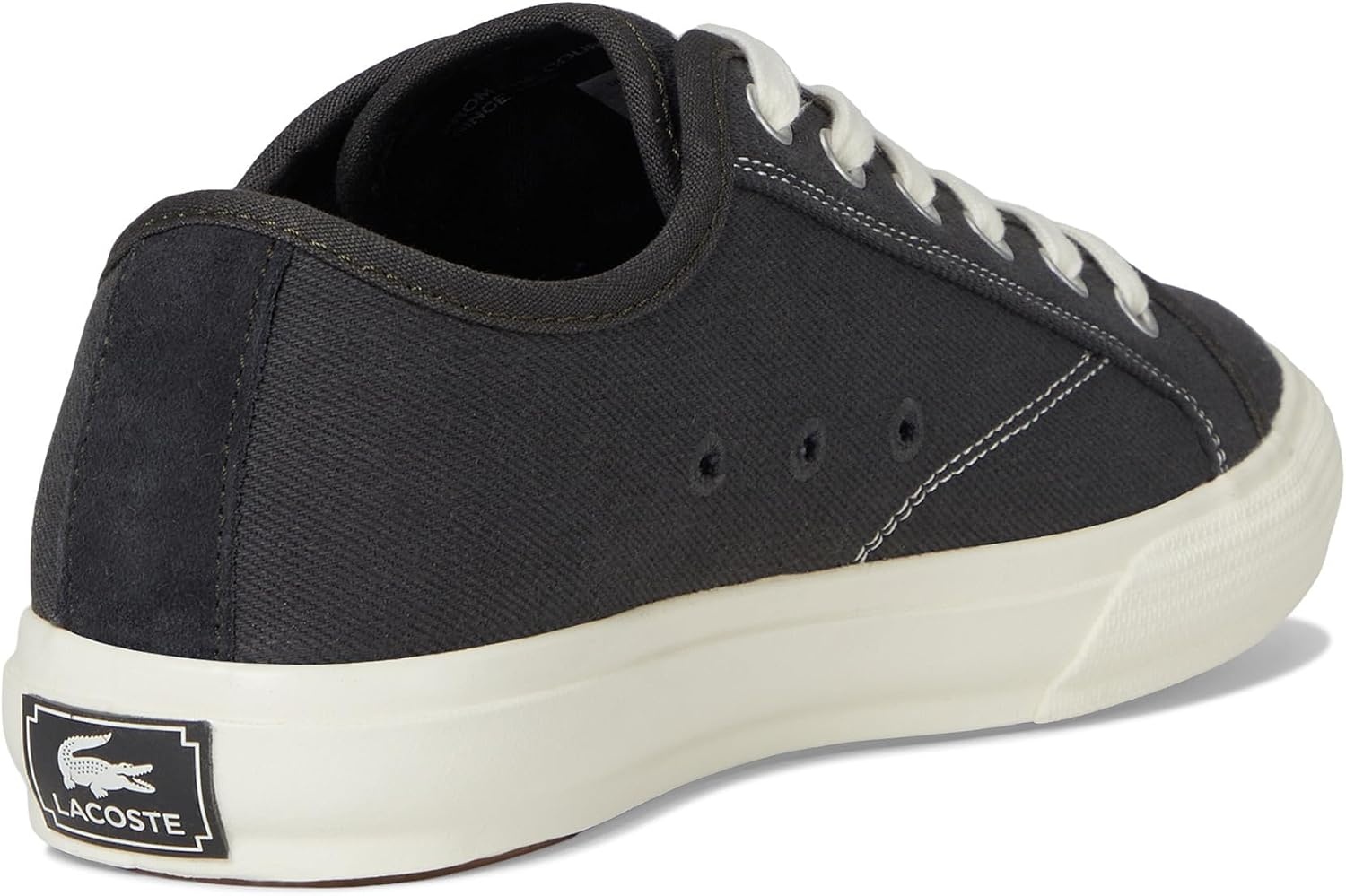 image:imageLacoste Mens Backcourt Leather SneakersDark KhakiOff White