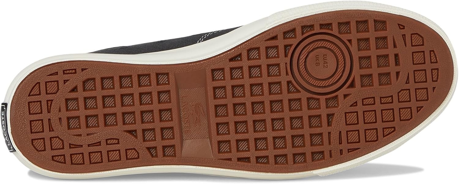 image:imageLacoste Mens Backcourt Leather SneakersDark KhakiOff White