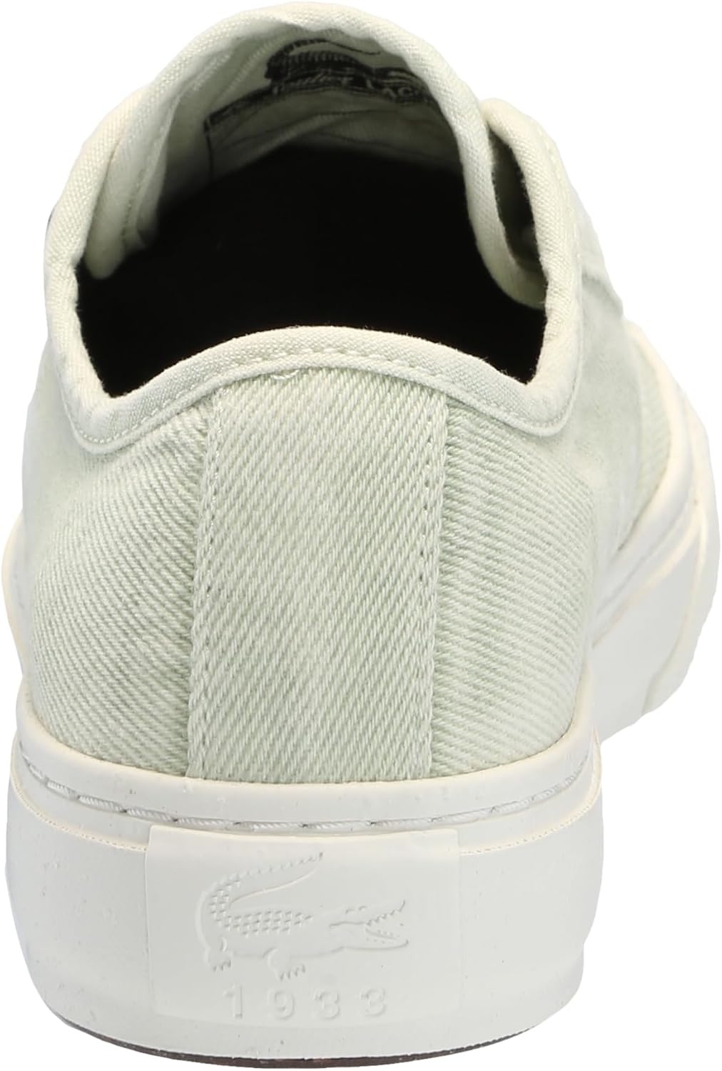 image:imageLacoste Mens Backcourt Leather SneakersLight GreenOff White