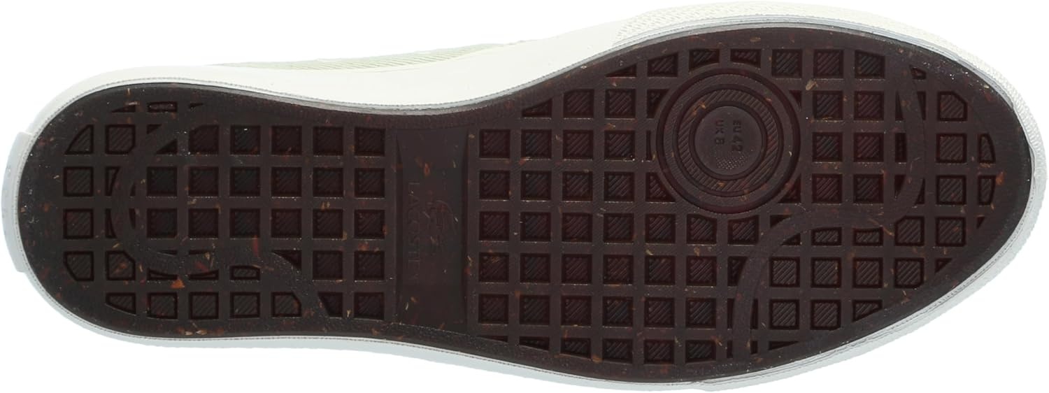 image:imageLacoste Mens Backcourt Leather SneakersLight GreenOff White