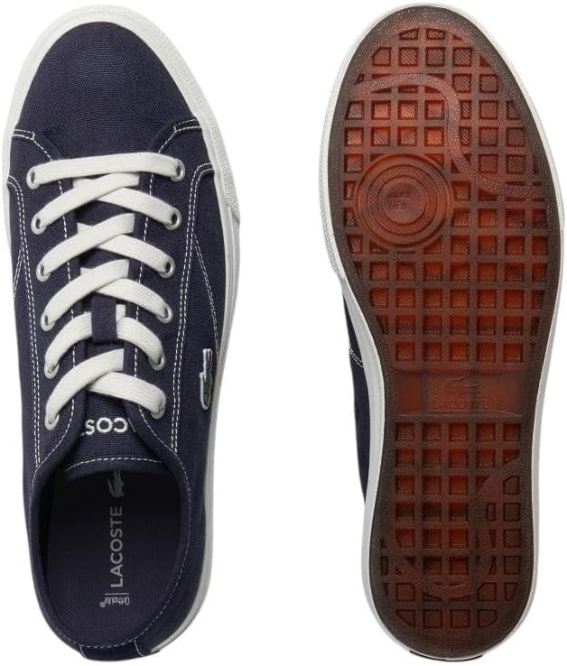image:imageLacoste Mens Backcourt Leather SneakersNew Navy Off White