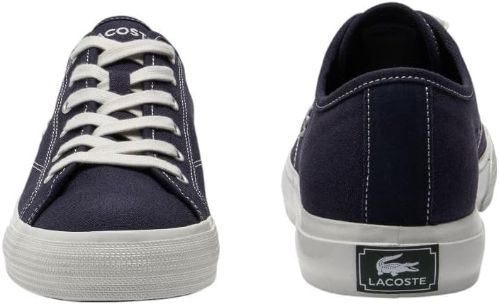 image:imageLacoste Mens Backcourt Leather SneakersNew Navy Off White
