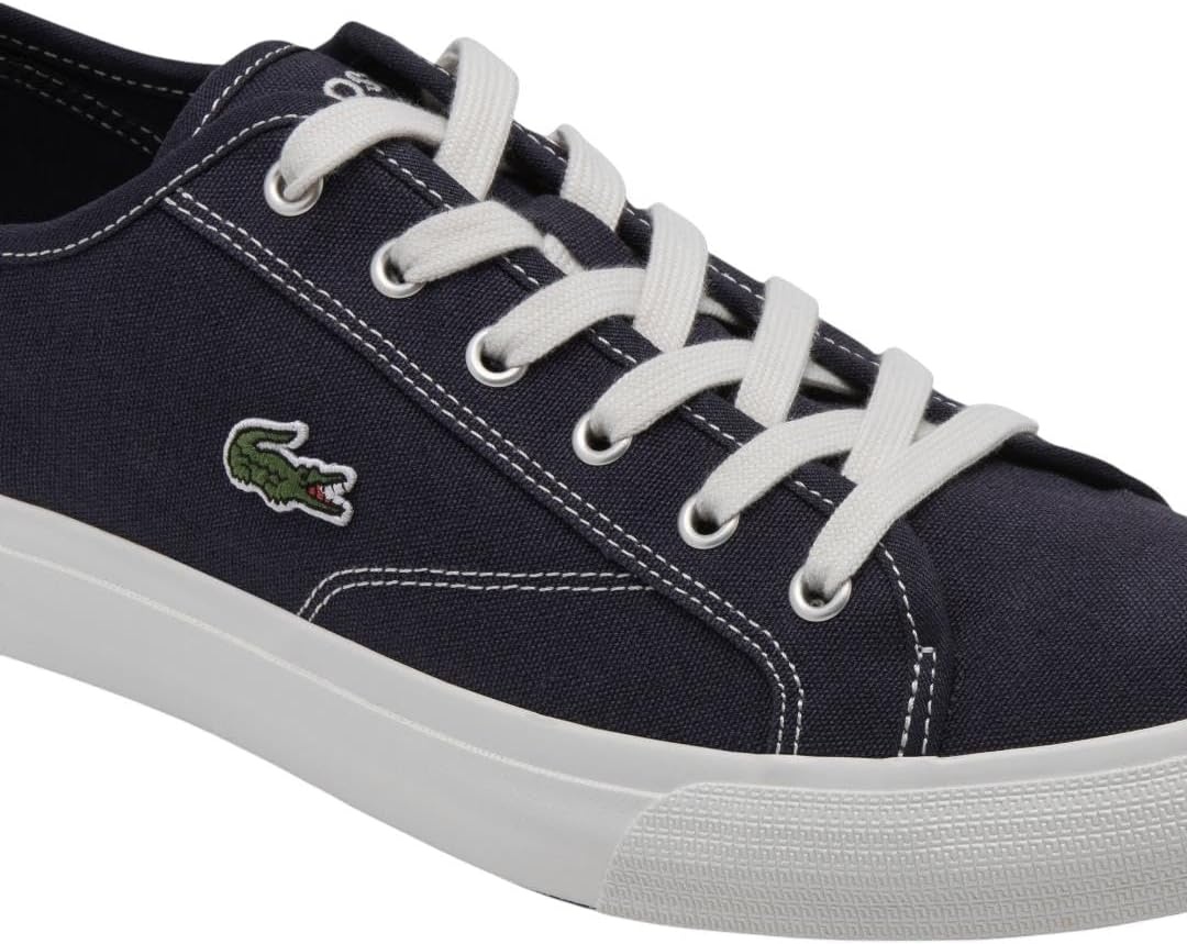 image:imageLacoste Mens Backcourt Leather SneakersNew Navy Off White