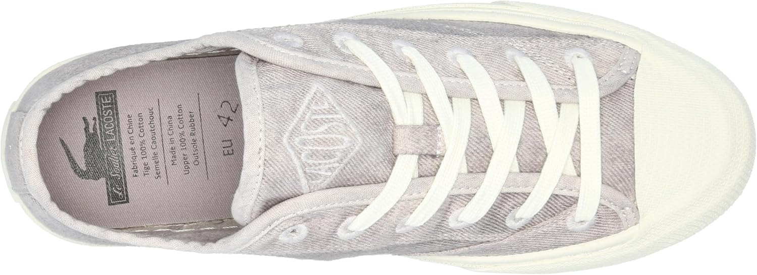 image:imageLacoste Mens Backcourt Leather SneakersPurpleOff White