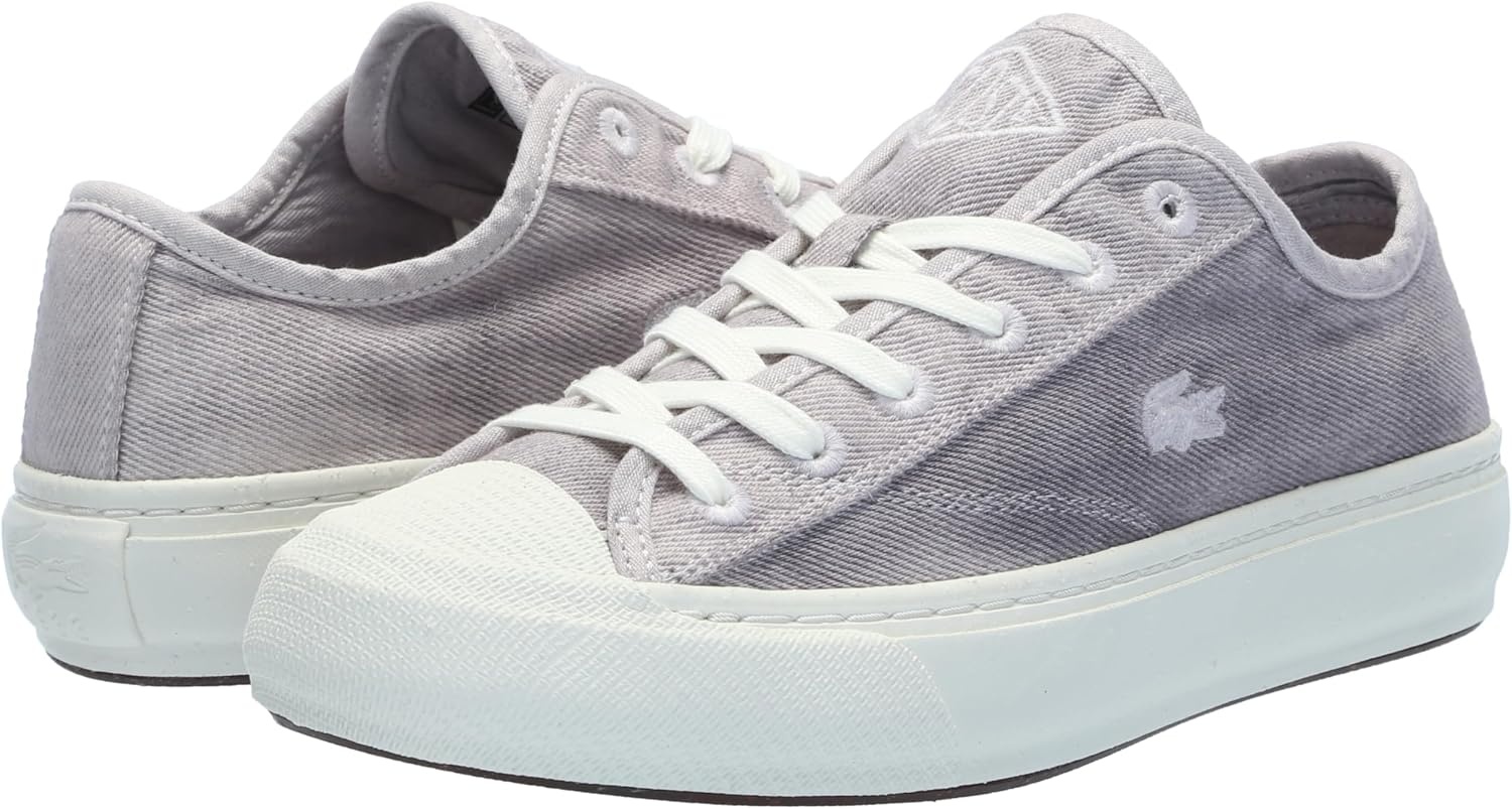 image:imageLacoste Mens Backcourt Leather SneakersPurpleOff White