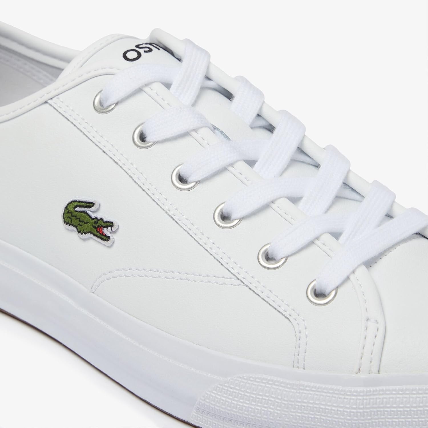 image:imageLacoste Mens Backcourt Leather SneakersWhiteWhite