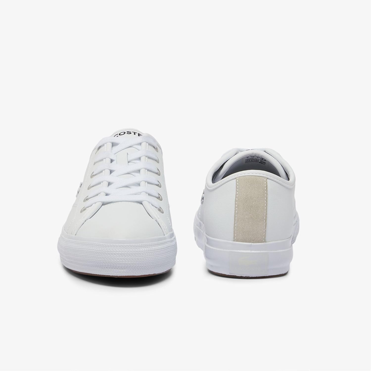 image:imageLacoste Mens Backcourt Leather SneakersWhiteWhite