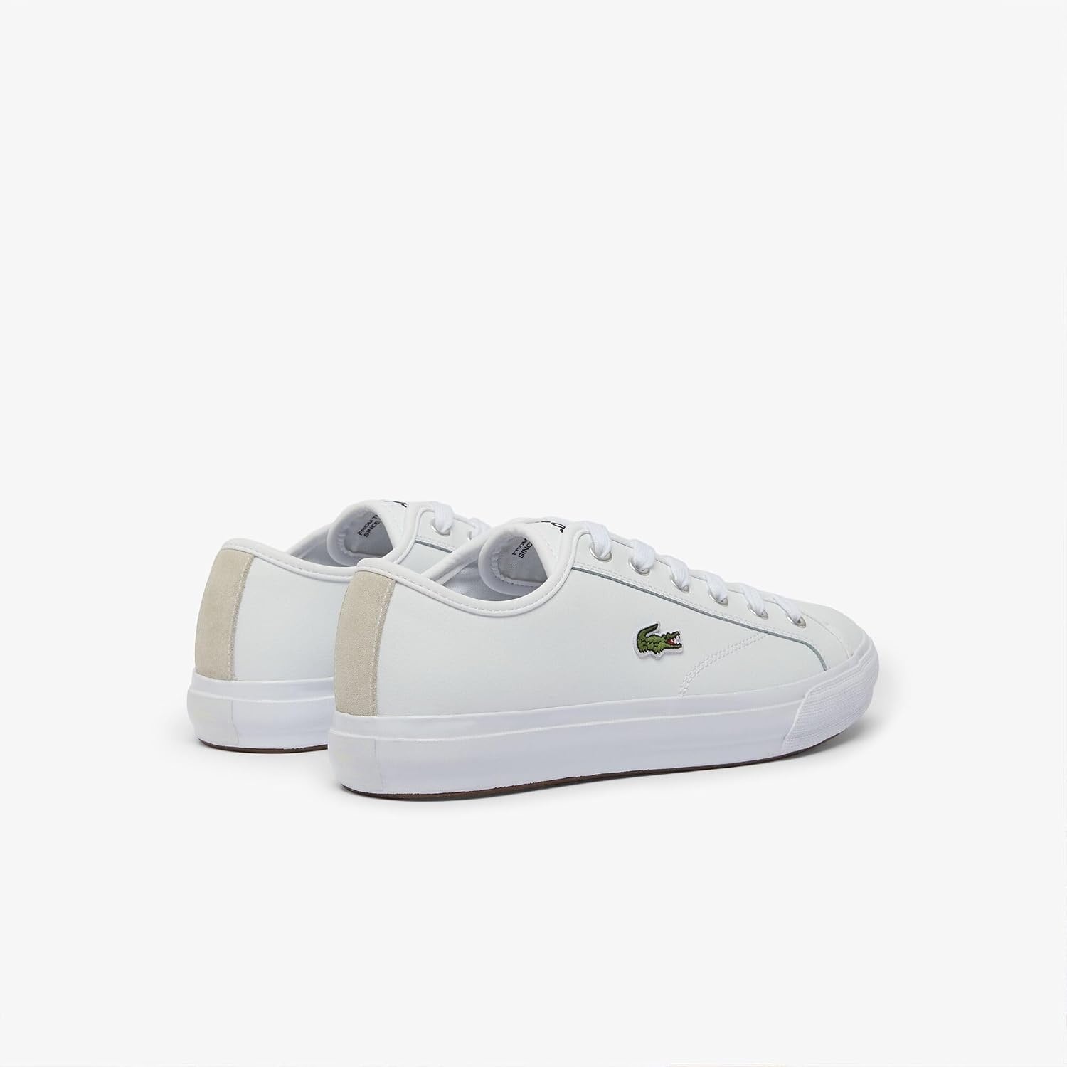 image:imageLacoste Mens Backcourt Leather SneakersWhiteWhite